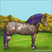 Horse Color:Painted White Spotted Bay Ice Pearl 