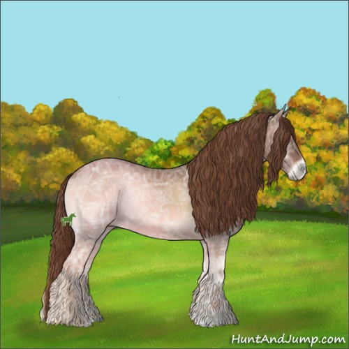 Horse Color:Red Onyx Ice Sabino 