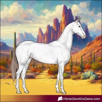 Horse Color:White Spotted Chestnut 