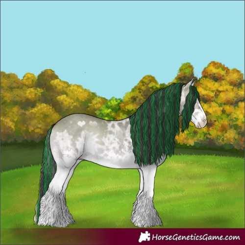 Horse Color:Painted White Spotted Brown Ice Onyx Splash 
