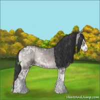 Horse Color:Blue Onyx Ice Mushroom Sabino 