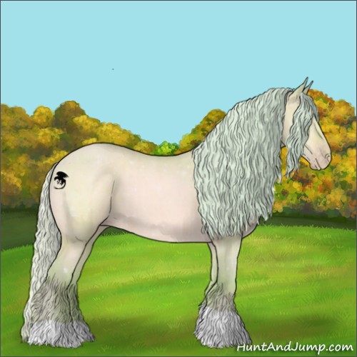 Horse Color:Watercolor Silver Sable Champagne Dun Brindle 