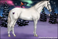 Horse Color:Perlino Dun Mushroom Splash Tobiano