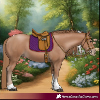 Horse Color:Black Pearl Tobiano 