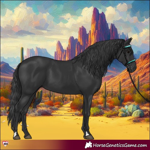 Horse Color:Black 