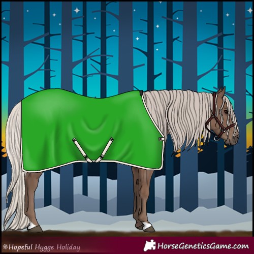 Horse Color:Silver Black 