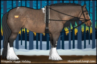 Horse Color:White Spotted Brown Dun Tobiano 