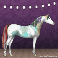 Horse Color:Painted Buckskin Dun Splash Tobiano 