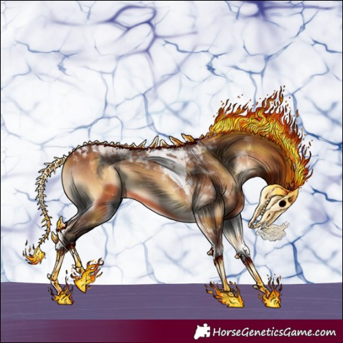 Horse Color:Bay Onyx Tobiano 