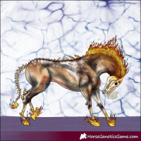 Horse Color:Bay Onyx Tobiano 