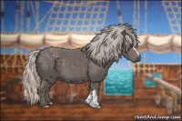 Horse Color:Silver Black 