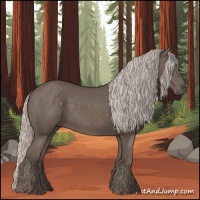 Horse Color:Silver Black 