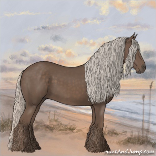 Horse Color:Silver Black 