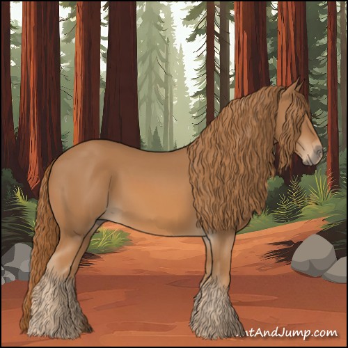 Horse Color:Chestnut Rabicano