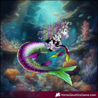 Horse Color:Painted Watercolor Buckskin Ice Onyx Tobiano Appaloosa