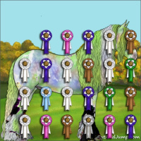 Horse Color:Nacre Watercolor White Spotted Liver Red Onyx Ice 