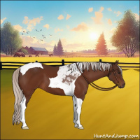 Horse Color:Silver Bay Tobiano 