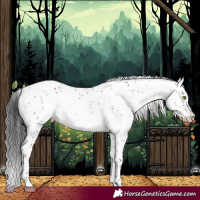 Horse Color:Brown Dun Sabino Brindle 