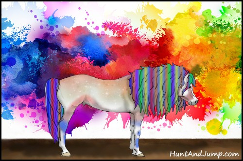 Horse Color:Painted Watercolor Bay Onyx 