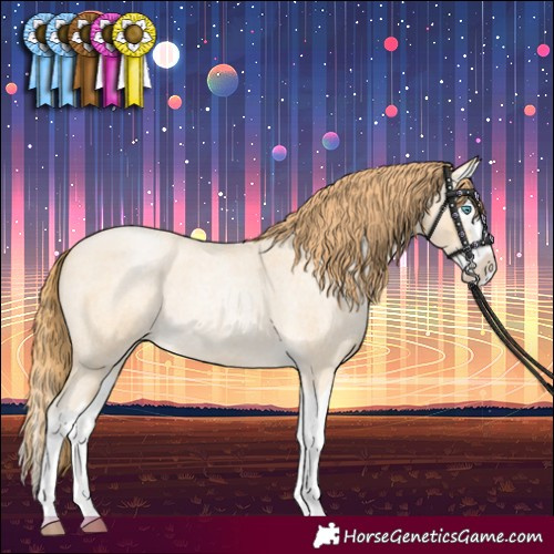 Horse Color:Buckskin Roan Pearl Splash 