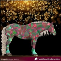 Horse Color:Gold Cream Champagne Tobiano Rabicano