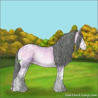 Horse Color:Watercolor Blue Onyx Ice Pearl Sabino 