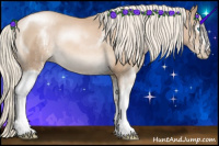 Horse Color:White Spotted Chocolate Palomino Pearl Rabicano 