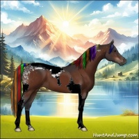 Horse Color:Painted Brown Tobiano
