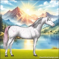 Horse Color:Watercolor Red Dun Appaloosa 