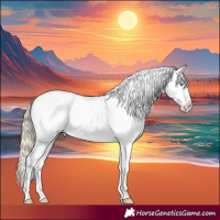 Horse Color:Perlino Dun Tobiano Leopard 