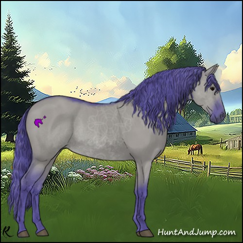 Horse Color:Watercolor Grullo