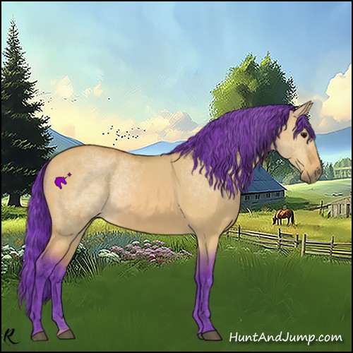 Horse Color:Watercolor Bay Dun