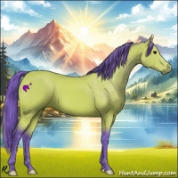 Horse Color:Watercolor Buckskin 