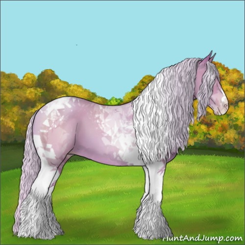 Horse Color:Watercolor Silver Sable Champagne Tobiano 