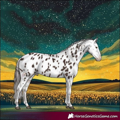 Horse Color:Liver Chestnut Appaloosa 