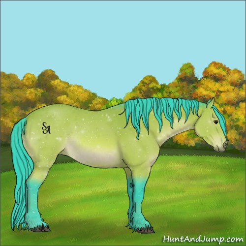 Horse Color:Watercolor Brown 