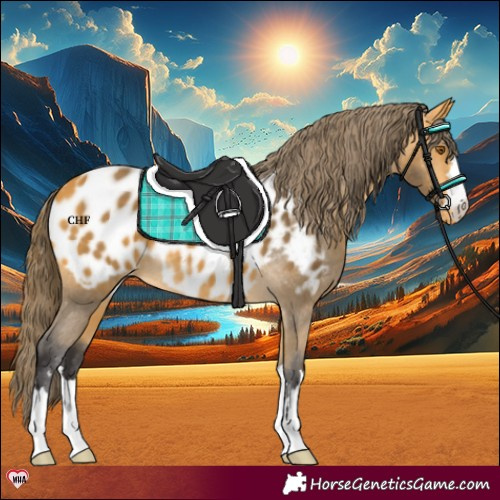 Horse Color:Buckskin Blanket 
