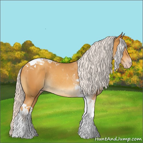 Horse Color:Chocolate Silver Sable Cream Champagne Tobiano Rabicano