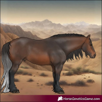 Horse Color:Brown 