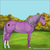 Horse Color:Watercolor Liver Chestnut 