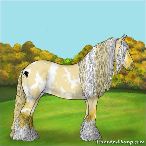 Horse Color:Watercolor White Spotted Liver Red Dun 