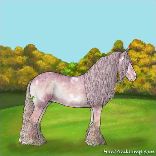 Horse Color:Watercolor White Spotted Chocolate Silver Blue Onyx Ice 