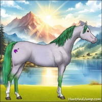 Horse Color:Painted Watercolor Buckskin Dun Tobiano 