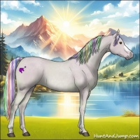 Horse Color:Painted Watercolor Palomino 