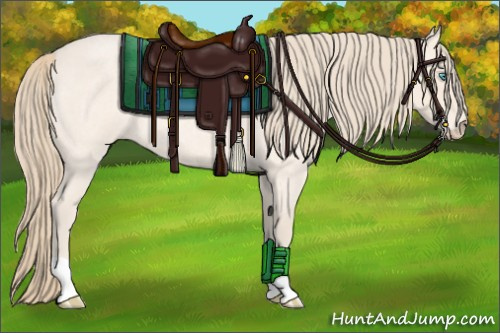 Horse Color:Perlino Roan 