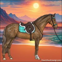 Horse Color:Chocolate Palomino 