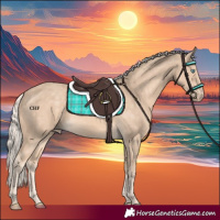 Horse Color:Cremello 