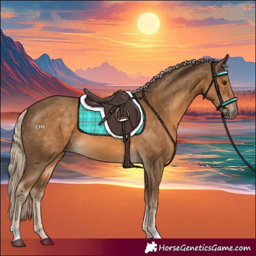 Horse Color:Chocolate Palomino 