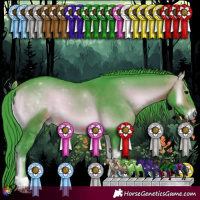 Horse Color:Watercolor Brown Onyx 