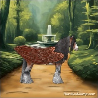 Horse Color:White Spotted Brown Roan Frame 